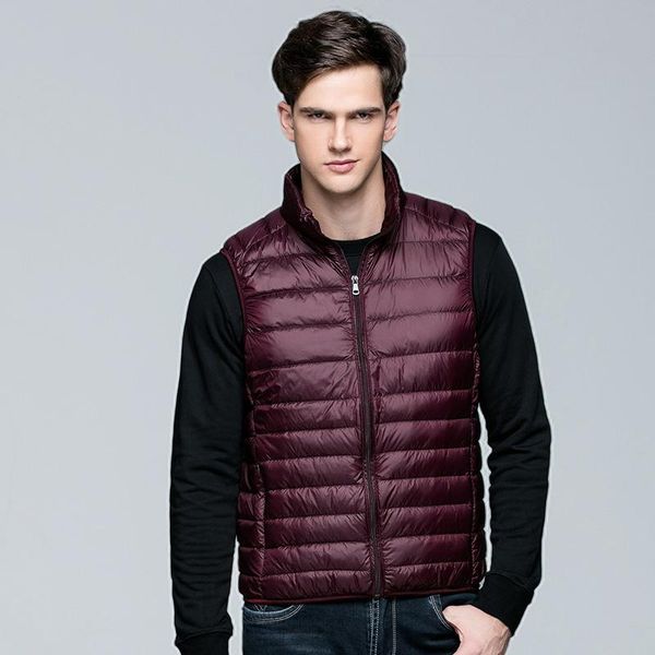 men's vests man duck down vest ultra light jackets men fashion sleeveless outerwear coat autumn winter multicolor oversized thin slim, Black;white
men's vests man duck down vest ultra light jackets men fashion sleeveless outerwear coat autumn winter multicolor oversized thin slim, Black;white