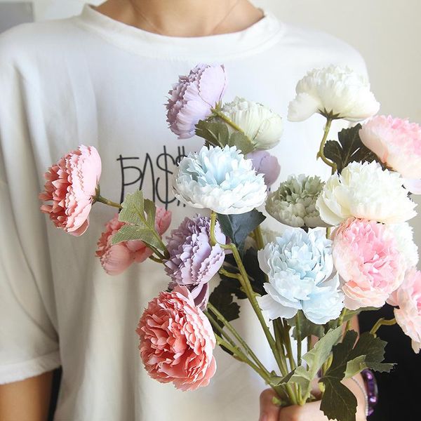 macaron ins wind 3 head 50cm lulian artificial flower home decoration wedding holding flowers wall fake bridal bouquet decorative & wreaths
macaron ins wind 3 head 50cm lulian artificial flower home decoration wedding holding flowers wall fake bridal bouquet decorative & wreaths