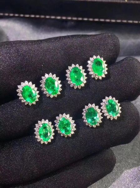 other dazzling emerald stud earrings 3 mm*5mm natural si grade for wedding solid 925 sterling silver jewelry, Golden;silver
other dazzling emerald stud earrings 3 mm*5mm natural si grade for wedding solid 925 sterling silver jewelry, Golden;silver