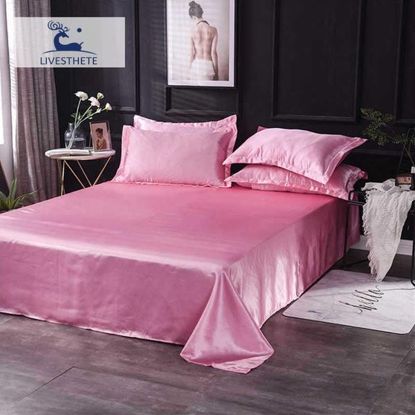 liv-esthete flat sheet satin silk pink bedding euro luxury bed linen solid color white double queen king decor home textiles
liv-esthete flat sheet satin silk pink bedding euro luxury bed linen solid color white double queen king decor home textiles
