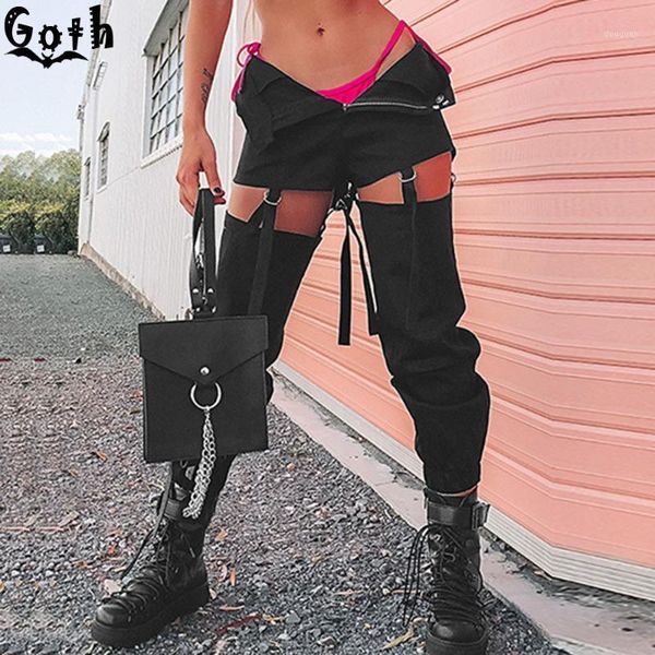 women's pants & capris goth women cargo casual punk sweatpants streetwear gothic black joggers summer 2021 loose thin hollow zipper fem, Black;white
women's pants & capris goth women cargo casual punk sweatpants streetwear gothic black joggers summer 2021 loose thin hollow zipper fem, Black;white