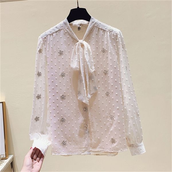 long sleeve fashion chiffon blouse for elegant women coolar office bow all-match shirts mujer 2021 spring yblw, Black
long sleeve fashion chiffon blouse for elegant women coolar office bow all-match shirts mujer 2021 spring yblw, Black