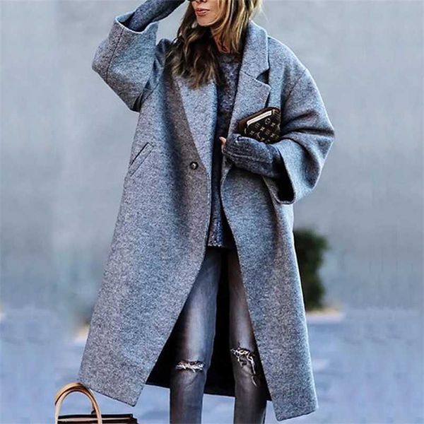 elegant lapel office lady outwear jacket women abstract printed long sleeve overcoat winter casual loose woolen coat streetwear 211110, Black
elegant lapel office lady outwear jacket women abstract printed long sleeve overcoat winter casual loose woolen coat streetwear 211110, Black