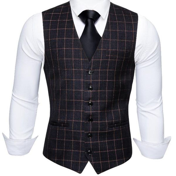 fashion classic men's vests tie set slim fit v-neck collarless male waistcoat gilet casual wedding business jacket barry.wang, Black;white
fashion classic men's vests tie set slim fit v-neck collarless male waistcoat gilet casual wedding business jacket barry.wang, Black;white