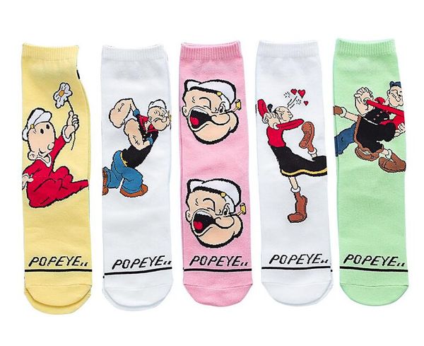 new art cartoon cotton socks harajuku classic popeye the sailor man funny cool novelty socks lady happy casual sox gc633, Black;white
new art cartoon cotton socks harajuku classic popeye the sailor man funny cool novelty socks lady happy casual sox gc633, Black;white