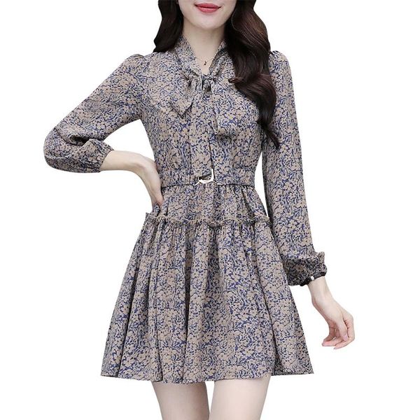 casual dresses women chiffon printed dress mini length bowknot neck slim waist pleated hem fashion spring autumn, Black;gray
casual dresses women chiffon printed dress mini length bowknot neck slim waist pleated hem fashion spring autumn, Black;gray