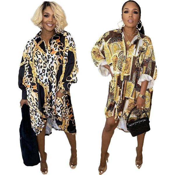 casual dresses autumn women vintage loose leopard printed turn-down collar waist shirt dress, Black;gray
casual dresses autumn women vintage loose leopard printed turn-down collar waist shirt dress, Black;gray