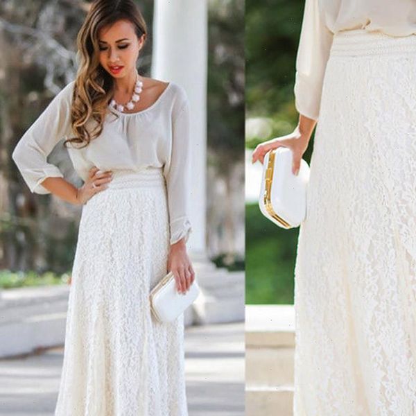 women skirt summer casual lace double layer pleated long maxi skirt elastic waist skirt daily 2021 f9, Black
women skirt summer casual lace double layer pleated long maxi skirt elastic waist skirt daily 2021 f9, Black