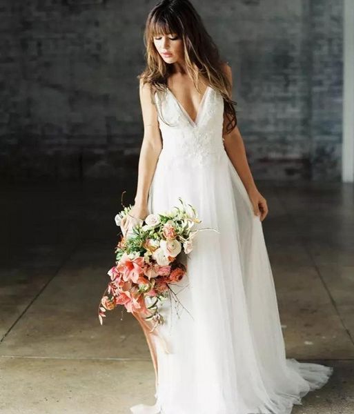 2021 new elegant boho wedding es backless lace bridal gowns for beach bohemian vestidos de mariee kuxz, White
2021 new elegant boho wedding es backless lace bridal gowns for beach bohemian vestidos de mariee kuxz, White