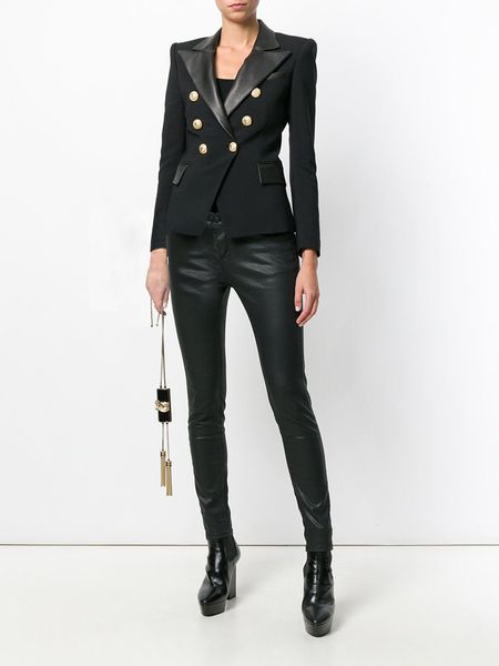 xxxl 128 2021 spring women's jackets brand same style coat lapel neck black long sleeve coat button womens clothes fashion dilunman, Black;brown
xxxl 128 2021 spring women's jackets brand same style coat lapel neck black long sleeve coat button womens clothes fashion dilunman, Black;brown
