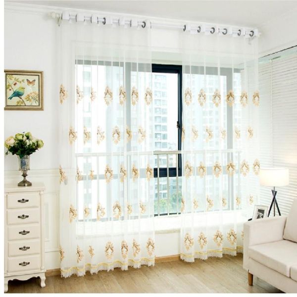 curtain & drapes custom high-end embroidered tulle for living room dining bedroom study european exquisite yarn
curtain & drapes custom high-end embroidered tulle for living room dining bedroom study european exquisite yarn