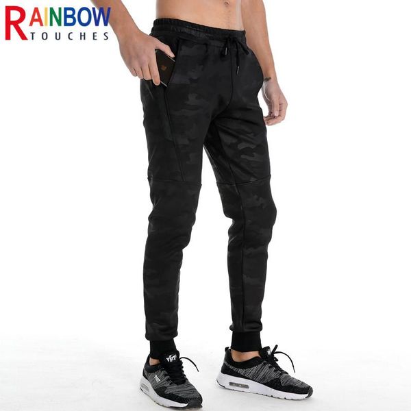 men's pants rainbowtouches sports men casual oversized slacks thick style camouflage print leggings fitness superior quality, Black 
men's pants rainbowtouches sports men casual oversized slacks thick style camouflage print leggings fitness superior quality, Black