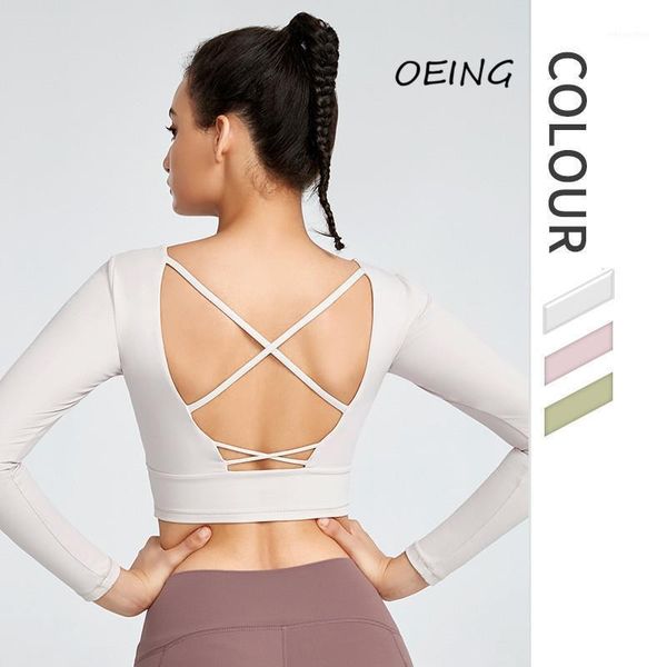 yoga outfit entgoing open back crop long sleeve running shirts workout activewear sport
yoga outfit entgoing open back crop long sleeve running shirts workout activewear sport