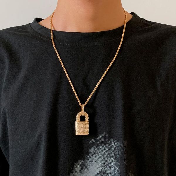 pendant necklaces ingemark trendy shiny crystal lock twist long chain necklace choker aesthetic grunge goth for men women jewelry, Silver
pendant necklaces ingemark trendy shiny crystal lock twist long chain necklace choker aesthetic grunge goth for men women jewelry, Silver