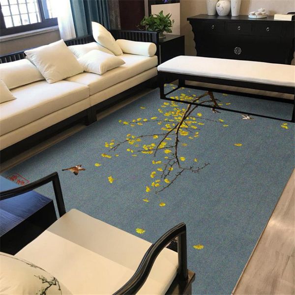 carpets classical chinese country style yellow ginkgo ink blue carpet for living room non-slip and anti-wrinkle floor mats
carpets classical chinese country style yellow ginkgo ink blue carpet for living room non-slip and anti-wrinkle floor mats