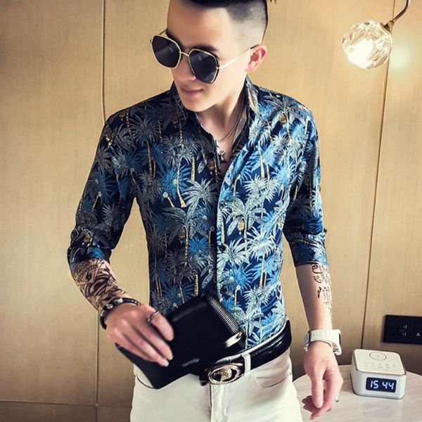 2021 summer hawaiian half-sleeve streetwear social shirt fashions thin print fit men's casual male shirts irdw, White;black
2021 summer hawaiian half-sleeve streetwear social shirt fashions thin print fit men's casual male shirts irdw, White;black