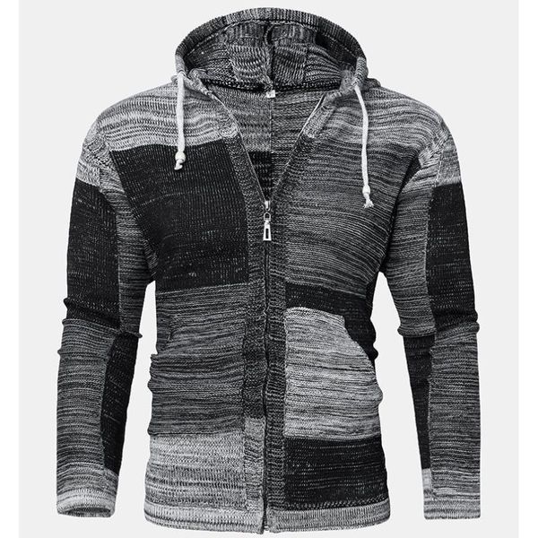 men's sweaters 2021 spring autumn winter hooded warm knitted sweater jackets cardigan coats male clothing casual knitwear, White;black
men's sweaters 2021 spring autumn winter hooded warm knitted sweater jackets cardigan coats male clothing casual knitwear, White;black
