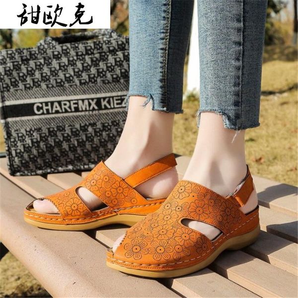 sandals 2021 summer wedge fashion flower vintage baotou outdoor beach platform for woman zapatos mujer, Black
sandals 2021 summer wedge fashion flower vintage baotou outdoor beach platform for woman zapatos mujer, Black