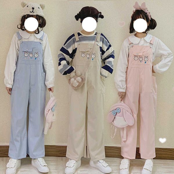 women's jeans harajuku corduroy strap pants women pink overalls girls cute bunny jumpsuits casual vintage kawaii rabbit suspender, Blue
women's jeans harajuku corduroy strap pants women pink overalls girls cute bunny jumpsuits casual vintage kawaii rabbit suspender, Blue