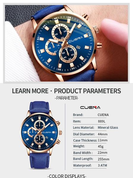 wristwatches 2021 men watch busine luxury sports analog sport leather quartz mens watches mature men's business, Slivery;brown
wristwatches 2021 men watch busine luxury sports analog sport leather quartz mens watches mature men's business, Slivery;brown