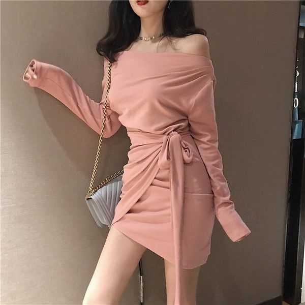 casual dresses bandage bodycon dress slash neck off shoulder long sleeve autumn style vestidos fashion brand party women club, Black;gray
casual dresses bandage bodycon dress slash neck off shoulder long sleeve autumn style vestidos fashion brand party women club, Black;gray