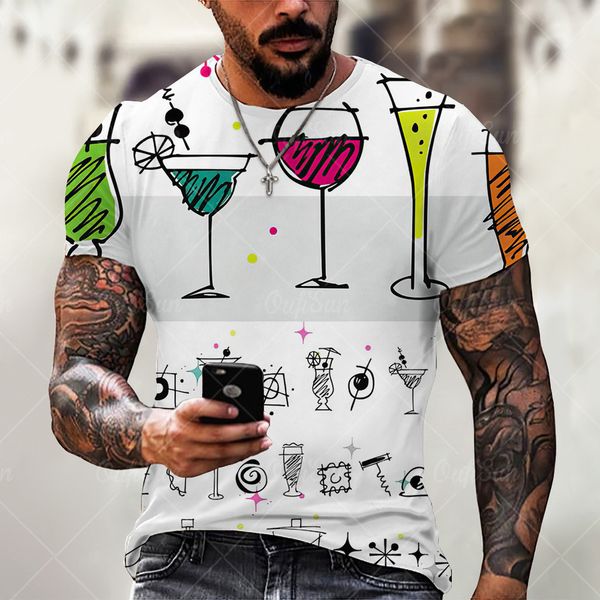 short sved men's 3d t-shirt casual 3d digital printing collarls casual couple clothing breathable discount gnue, White;black
short sved men's 3d t-shirt casual 3d digital printing collarls casual couple clothing breathable discount gnue, White;black