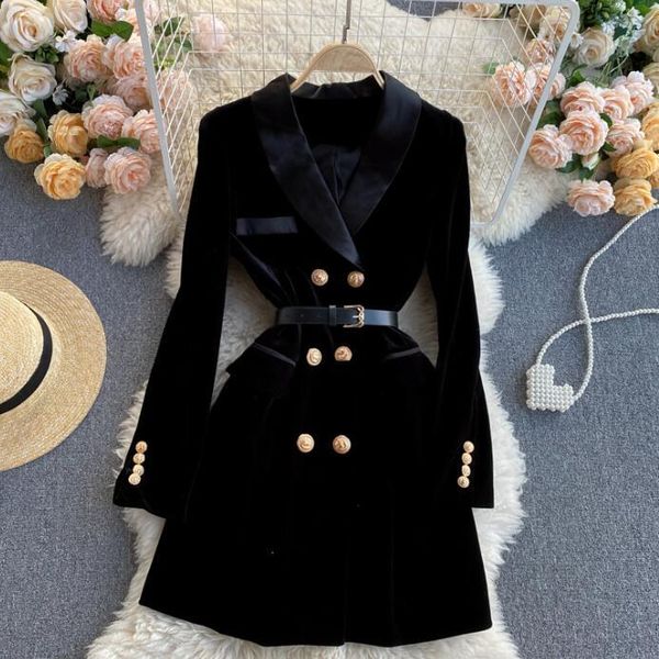 women's suits & blazers blazer coat women velvet suit jacket winter long sleeve ladies black belt slim outwear mt446, White;black
women's suits & blazers blazer coat women velvet suit jacket winter long sleeve ladies black belt slim outwear mt446, White;black