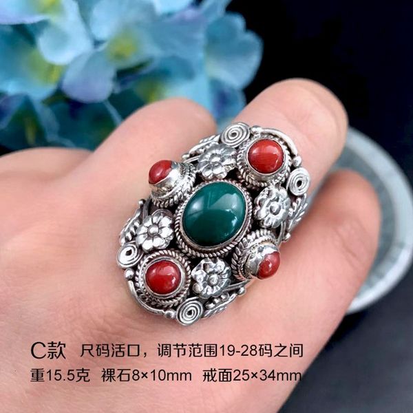 2021 new handmade real pure s925 sterling sier man and woman rings retro natural turquoise organic gems tibetan jewelry h77p, Silver
2021 new handmade real pure s925 sterling sier man and woman rings retro natural turquoise organic gems tibetan jewelry h77p, Silver