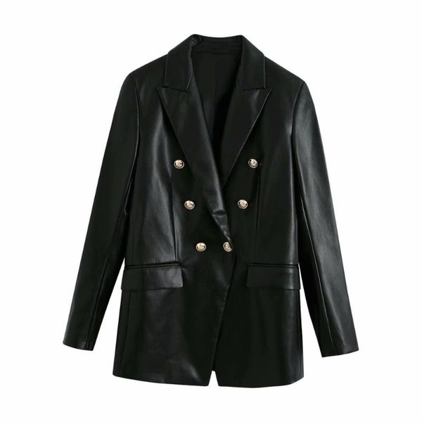 women's leather & faux 2021 fashion women autumn winter black long fake jackets lady pu zipper pocket motorcycle outerwear coat brand
women's leather & faux 2021 fashion women autumn winter black long fake jackets lady pu zipper pocket motorcycle outerwear coat brand