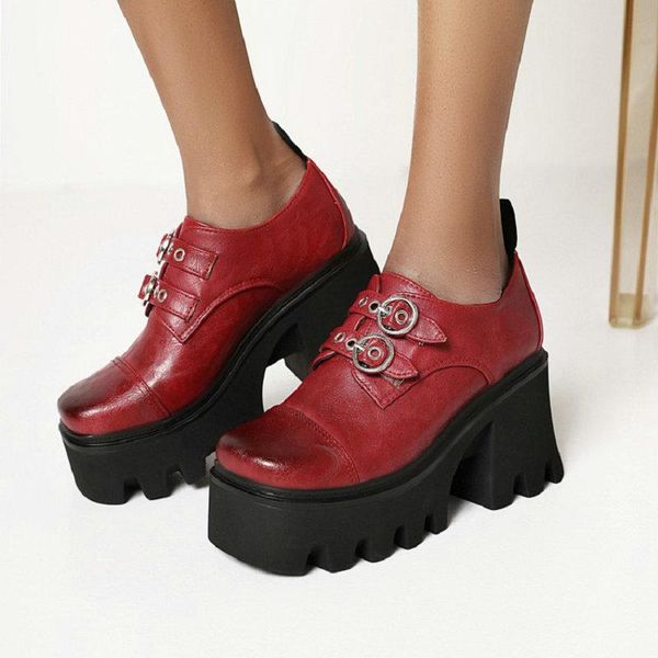dress shoes zawsthia metal buckle punk platform women loafers chunky heel vintage slip on high pumps plus size 35-43, Black
dress shoes zawsthia metal buckle punk platform women loafers chunky heel vintage slip on high pumps plus size 35-43, Black