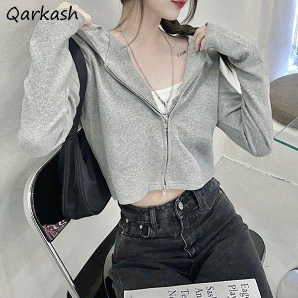 women's jackets basic women spring cropped students korean style simple leisure all-match femme chic pure color outwear soft zipper ins, Black;brown
women's jackets basic women spring cropped students korean style simple leisure all-match femme chic pure color outwear soft zipper ins, Black;brown
