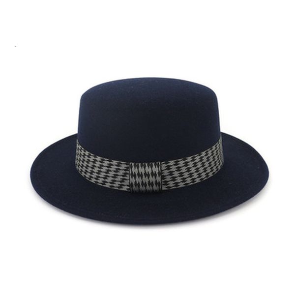 2021 new men solid color flat wide bim felted fedora hat wedding church formal autumn white black red winter women hats i1xt, Blue;gray
2021 new men solid color flat wide bim felted fedora hat wedding church formal autumn white black red winter women hats i1xt, Blue;gray