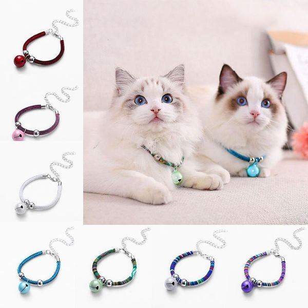 cat collars & leads adjustable pu material dog pet with bells charm necklace collar for little dogs cats accessories
cat collars & leads adjustable pu material dog pet with bells charm necklace collar for little dogs cats accessories