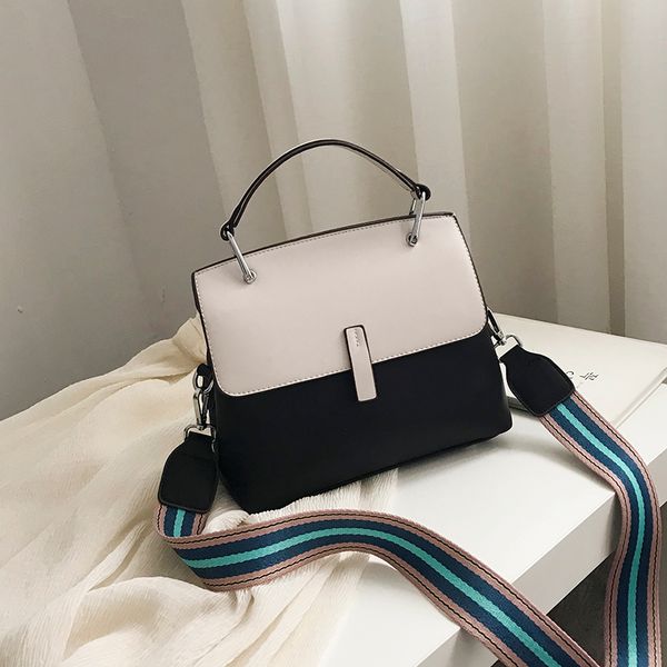 black womens shoulder bags two shoulder strap stitching color ladies handbag girl shopping work messenger bag new
black womens shoulder bags two shoulder strap stitching color ladies handbag girl shopping work messenger bag new