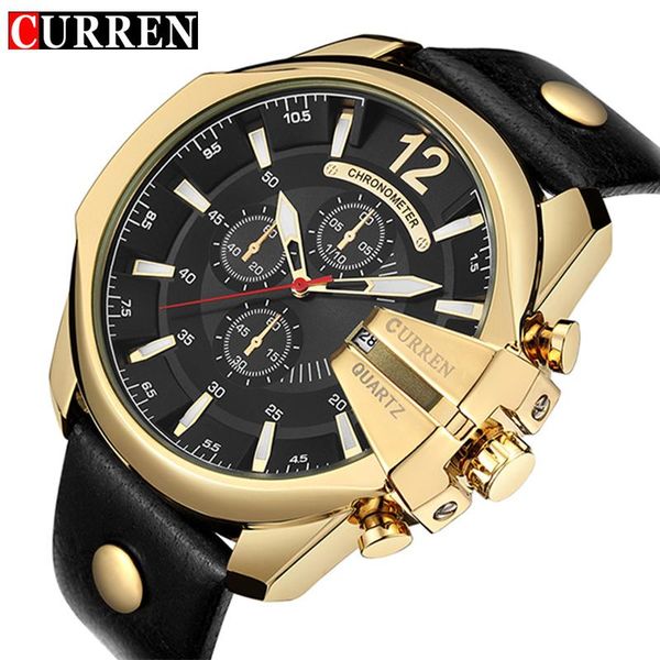 wristwatches relogio masculino curren men watches 2021 watch man quartz gold clock men's, Slivery;brown
wristwatches relogio masculino curren men watches 2021 watch man quartz gold clock men's, Slivery;brown
