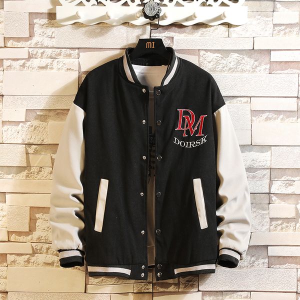 2021 New Hip Hop Baseball Uniform Jackets Men Janpanese Streetwear for Autumn Spring 0M4Y, Black;brown
2021 New Hip Hop Baseball Uniform Jackets Men Janpanese Streetwear for Autumn Spring 0M4Y, Black;brown