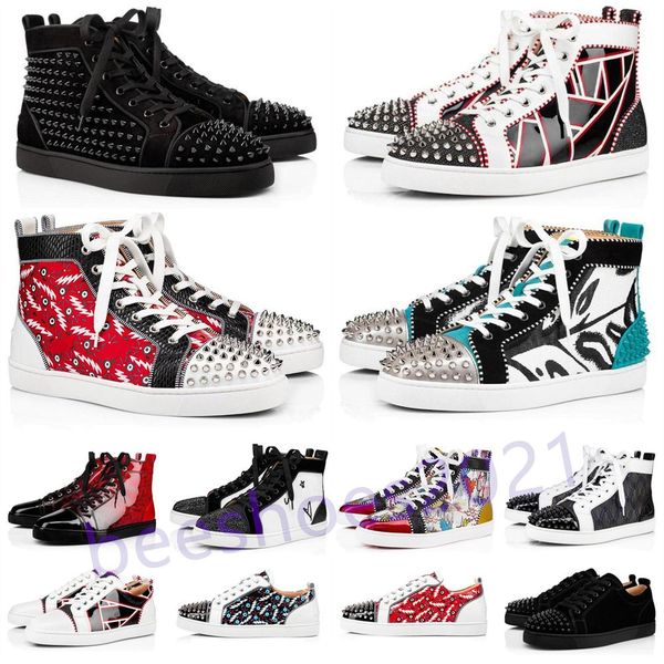 mens casual shoes women outdoor red bottoms shoe studded spikes loafers sneakers suede leather flats couples ttrainers des chaussures b14, Black
mens casual shoes women outdoor red bottoms shoe studded spikes loafers sneakers suede leather flats couples ttrainers des chaussures b14, Black
