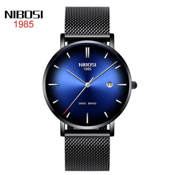 16 style nibosi men's fashion watch calendar waterproof men's watch ultra-thin mesh with casual quartz watch 41mm black shell blue, Slivery;brown
16 style nibosi men's fashion watch calendar waterproof men's watch ultra-thin mesh with casual quartz watch 41mm black shell blue, Slivery;brown