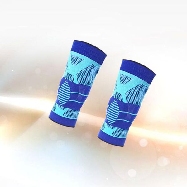 silicone spring knit knee pads elastic sleeves kneecap for running basketball sports (blue size 1pc), Black;gray
silicone spring knit knee pads elastic sleeves kneecap for running basketball sports (blue size 1pc), Black;gray
