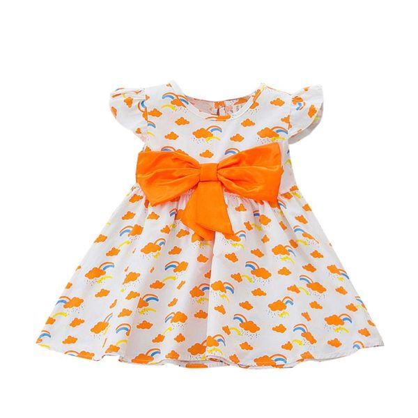 girl's dresses 12m-5y baby girls summer sleeve bowknot dress rainbow printed princess party ruched causual, Red;yellow
girl's dresses 12m-5y baby girls summer sleeve bowknot dress rainbow printed princess party ruched causual, Red;yellow