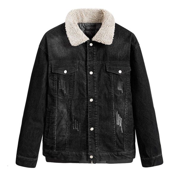 winter men's solid color thickened corduroy lamb collar black casual short detachable liner down jacket
winter men's solid color thickened corduroy lamb collar black casual short detachable liner down jacket