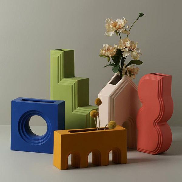 vases home decoration nordic ins geometric art vase ornaments miniature model creativity ceramics modern design crafts
vases home decoration nordic ins geometric art vase ornaments miniature model creativity ceramics modern design crafts