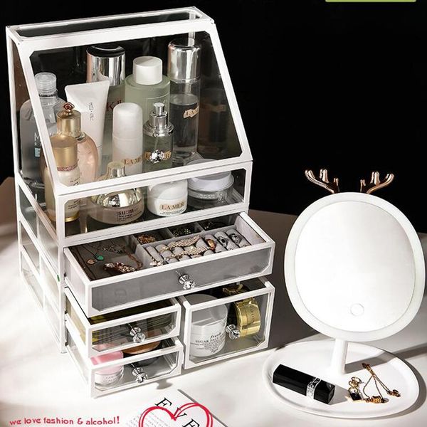 bathroom storage & organization transparent cosmetic box large-capacity deskskincare rack display counter-type jewelry nail polish finis
bathroom storage & organization transparent cosmetic box large-capacity deskskincare rack display counter-type jewelry nail polish finis