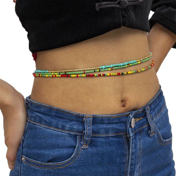 belts 80cm handmade beaded waist chain multi-layered stretchy string color block belt for woman/girl, Black;brown
belts 80cm handmade beaded waist chain multi-layered stretchy string color block belt for woman/girl, Black;brown