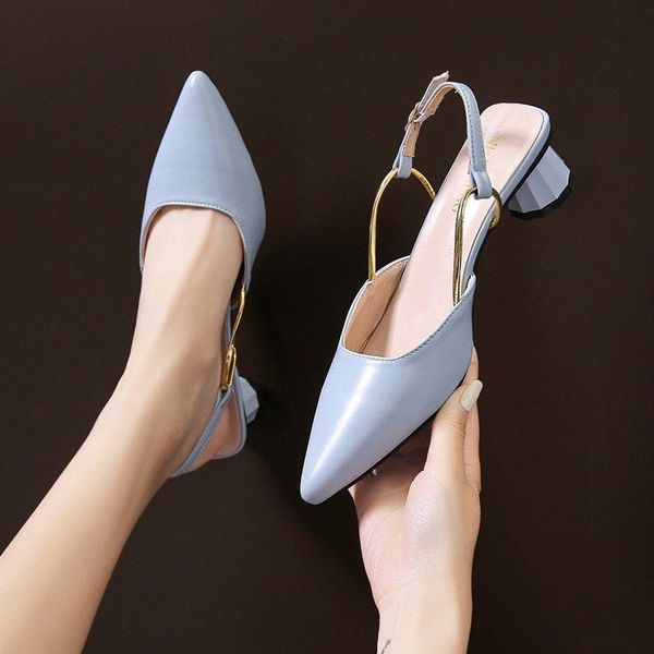 dress shoes women pumps office pu mid heels pointed toe ladies fashion buckle strap female sandals chunky heel casual, Black
dress shoes women pumps office pu mid heels pointed toe ladies fashion buckle strap female sandals chunky heel casual, Black