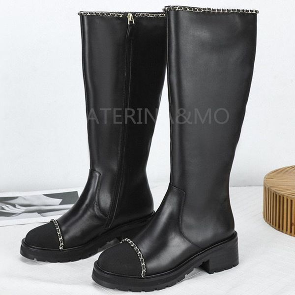 boots brand fashion knee-length real leather genuine zipper round toe thick heel 2021 autumn winter ladies boot, Black
boots brand fashion knee-length real leather genuine zipper round toe thick heel 2021 autumn winter ladies boot, Black