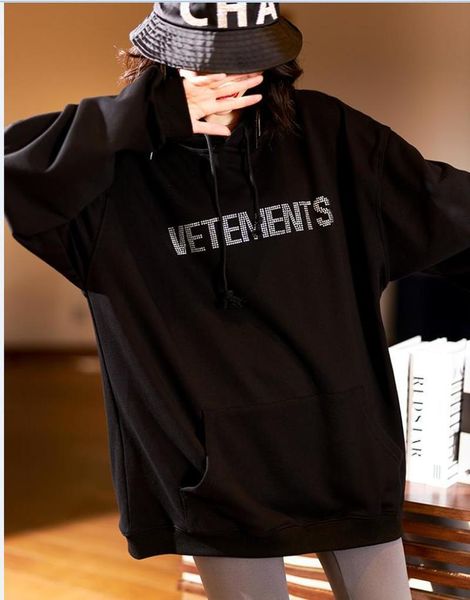 2021 new 21ss hoodie diamond letter 1:1 cotton hoodies men women streetwear vetements sweatshirt najs, Black
2021 new 21ss hoodie diamond letter 1:1 cotton hoodies men women streetwear vetements sweatshirt najs, Black