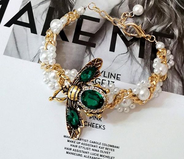 bangle trendy fashion twiested pearl diy animail insect bracelet jewelry for women party gift, Black
bangle trendy fashion twiested pearl diy animail insect bracelet jewelry for women party gift, Black