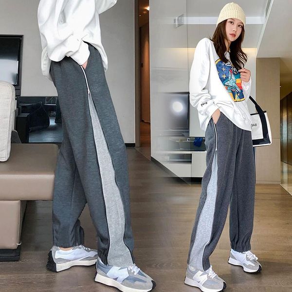 zipper open side maternity pants elastic waist belly pants clothes for pregnant women sports casual wide leg pregnancy, White
zipper open side maternity pants elastic waist belly pants clothes for pregnant women sports casual wide leg pregnancy, White