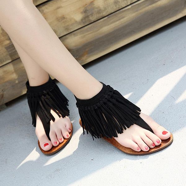 sandals 2021 summer , comfortable, tassel, roman flat sandals, clip foot low heel women's shoes, Black
sandals 2021 summer , comfortable, tassel, roman flat sandals, clip foot low heel women's shoes, Black